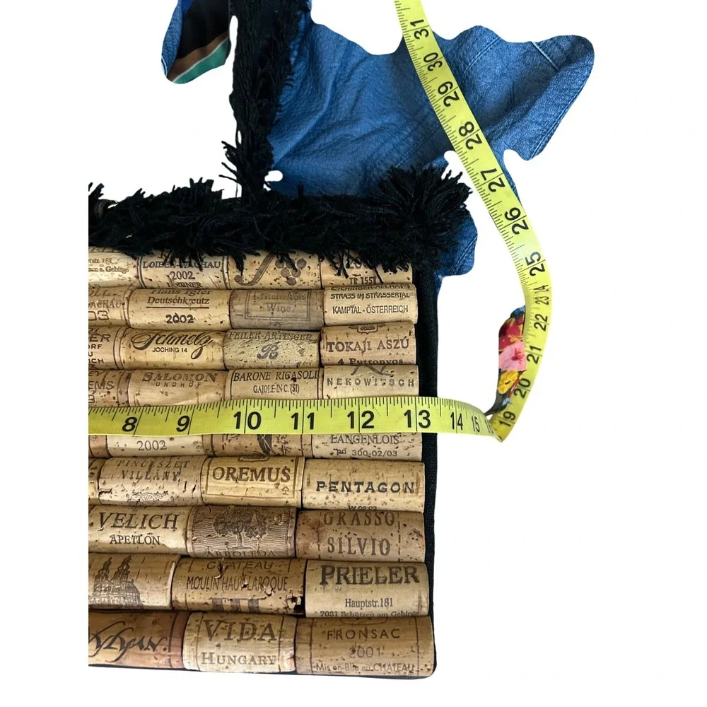 Unique Wine Cork Purse Shoulder Bag‎ Handmade Novelty Conversation Piece